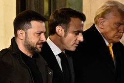 Í sviðsljósinu Volodimír Selenskí, Emmanuel Macron og Donald Trump hittust á dögunum þegar Notre Dame-dómkirkjan …