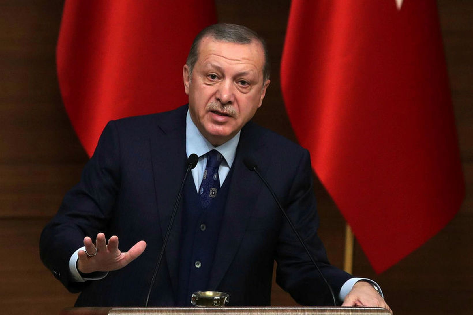 Recep Tayyip Erdogan forseti Tyrklands.
