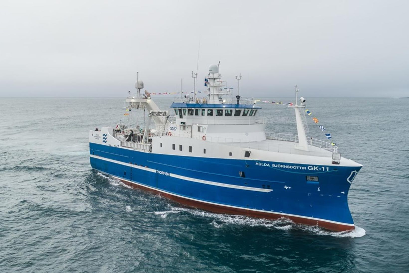 Hulda Björnsdóttir GK landaði í Hafnarfirði síðastliðinn þriðjudag og fóru …