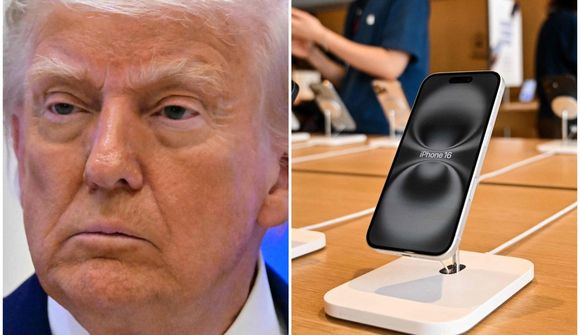 Hótar Apple háum tollum ef framleiðsla færist ekki