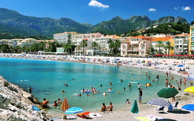 Menton er hinn fullkomni strandbær.