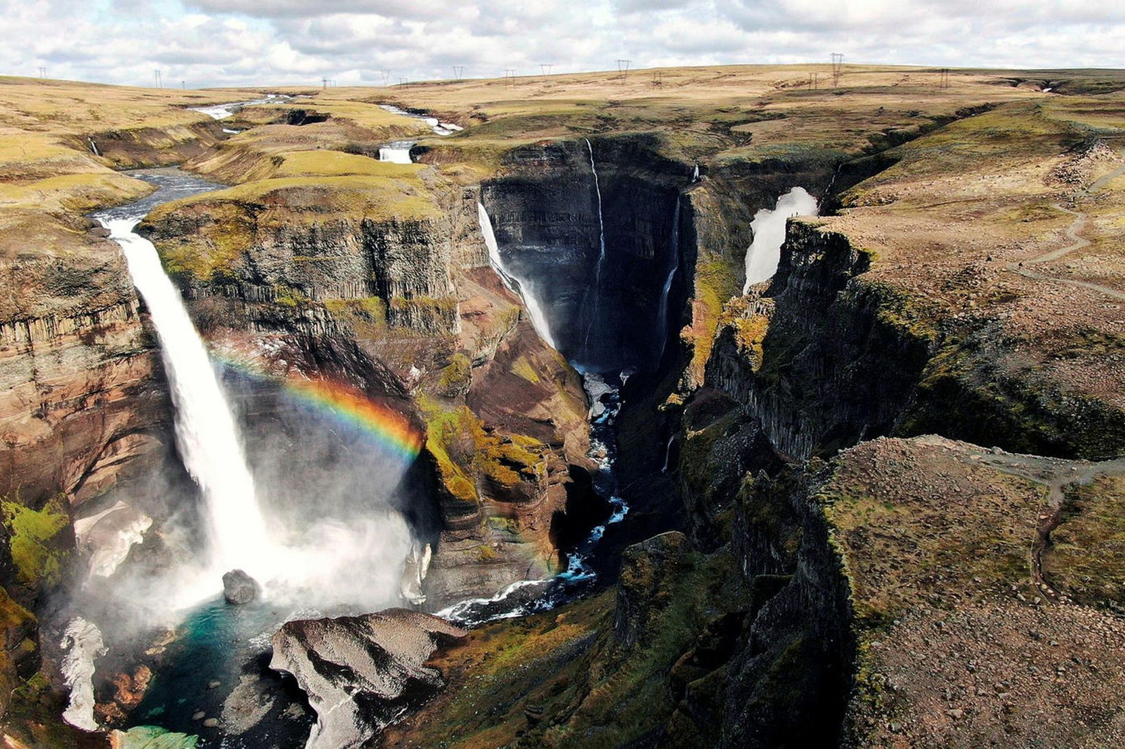Maðurinn fannst látinn við Háafoss