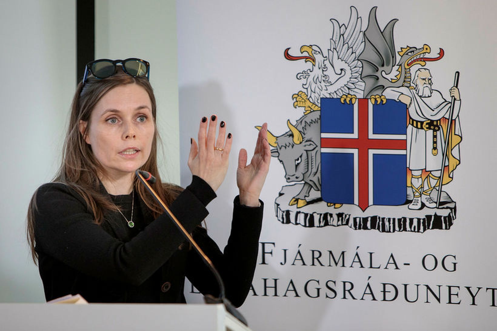 Katrín Jakobsdóttir forsætisráðherra.