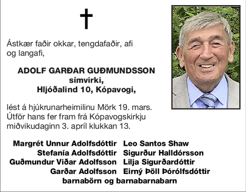 Adolf Garðar Guðmundsson