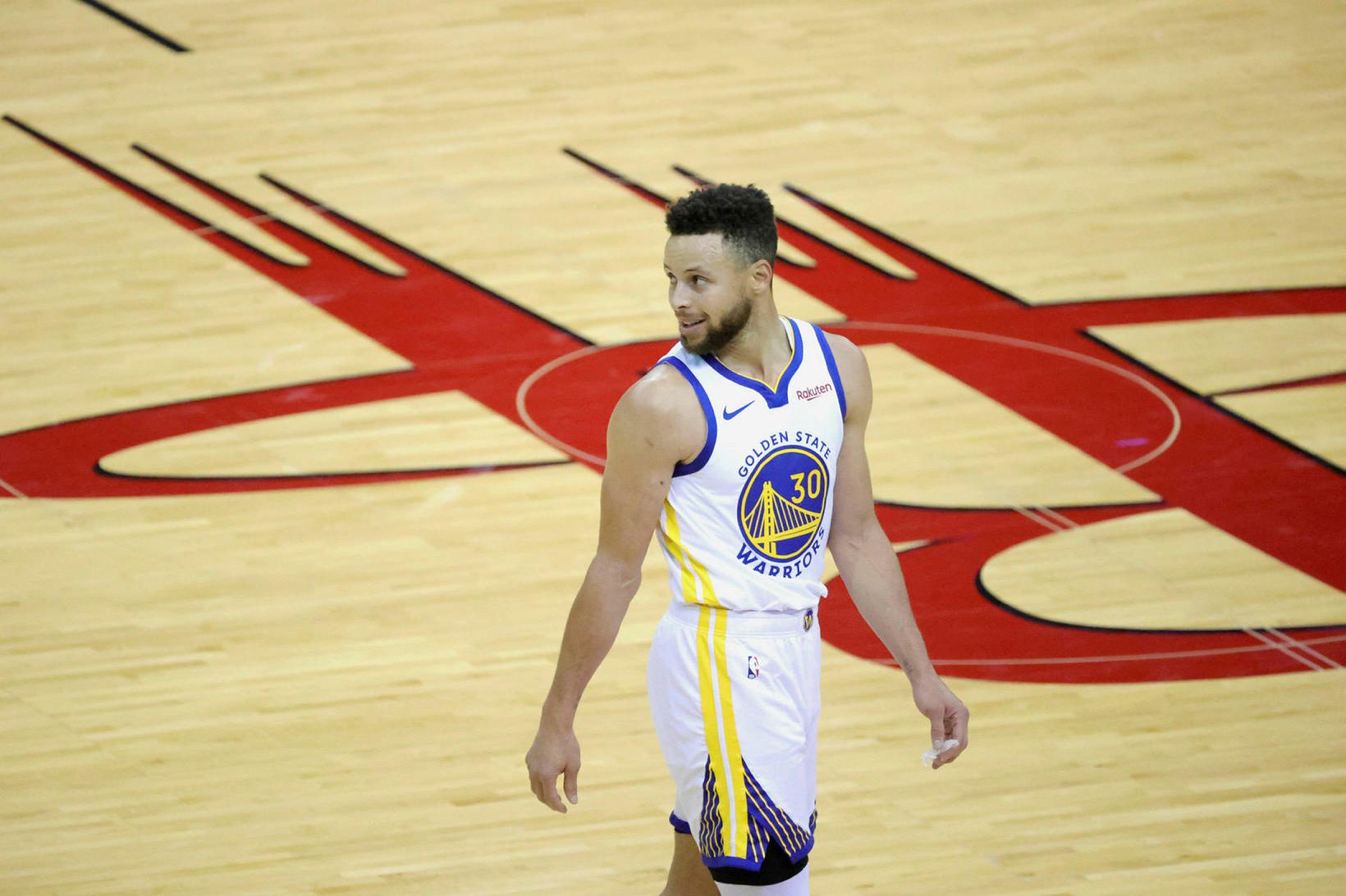 Stephen Curry átti stórleik fyrir Golden State Warriors í nótt.