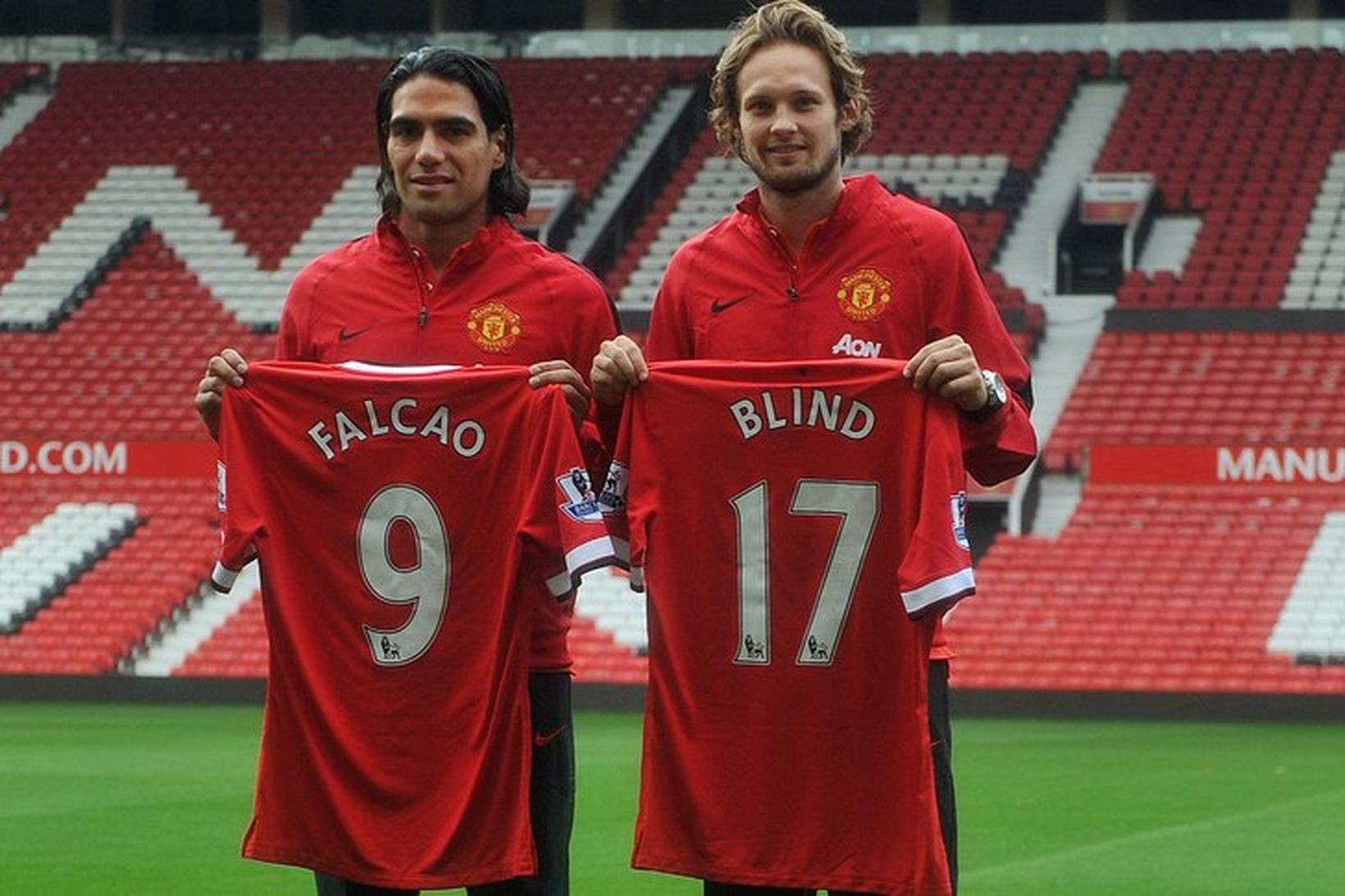 Radamel Falcao og Daley Blind gætu spilað sinn fyrsta leik …