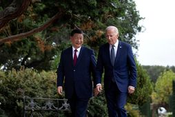 Biden og Xi í Kaliforníu.