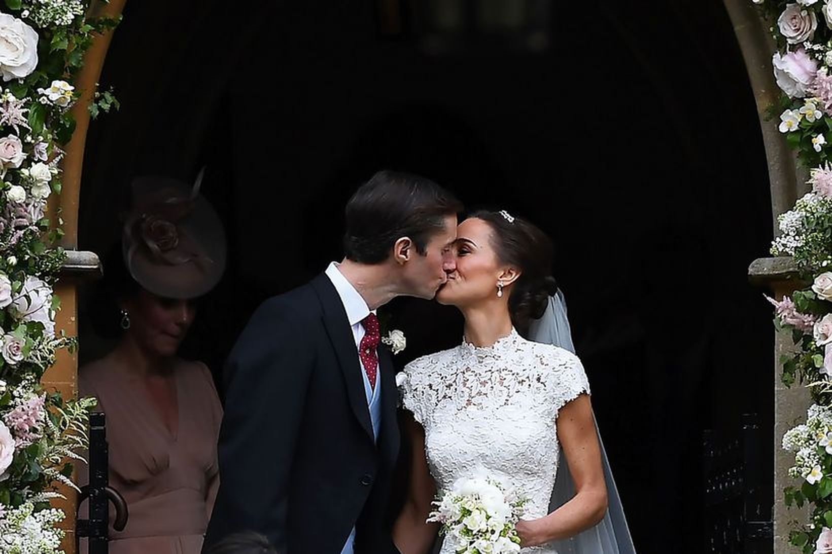 Pippa Middleton og James Matthews eru falleg hjón.