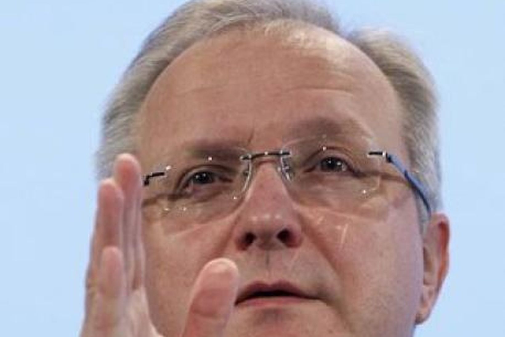 Olli Rehn, yfirmaður efnahagsmála í framkvæmdastjórn ESB.