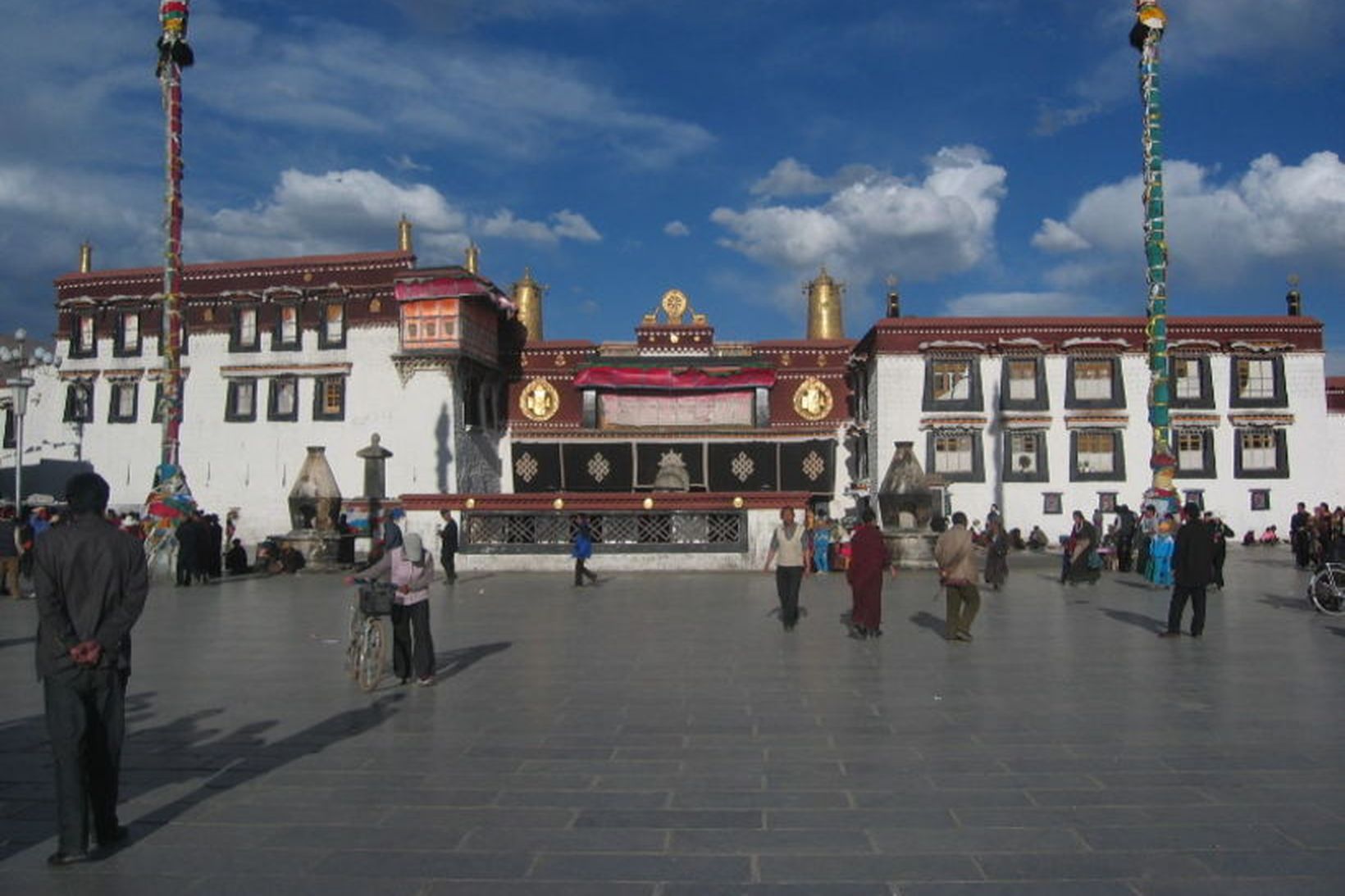 Jokhang-klaustrið í Lhasa, höfuðborg Tíbets.