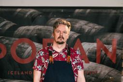 Birgir Már Sigurðsson framkvæmdastjóri Þoran Distillery sem framleiðir Marberg-ginið sem er að fara sigurför um …