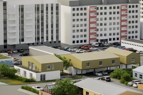 Reykjavíkurborg áfrmar að byggja sex nýjar íbúðir í Krummahólum.
