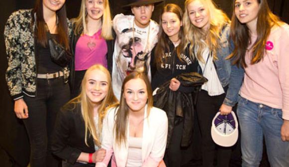 Hittu Bieber í Kaupmannahöfn