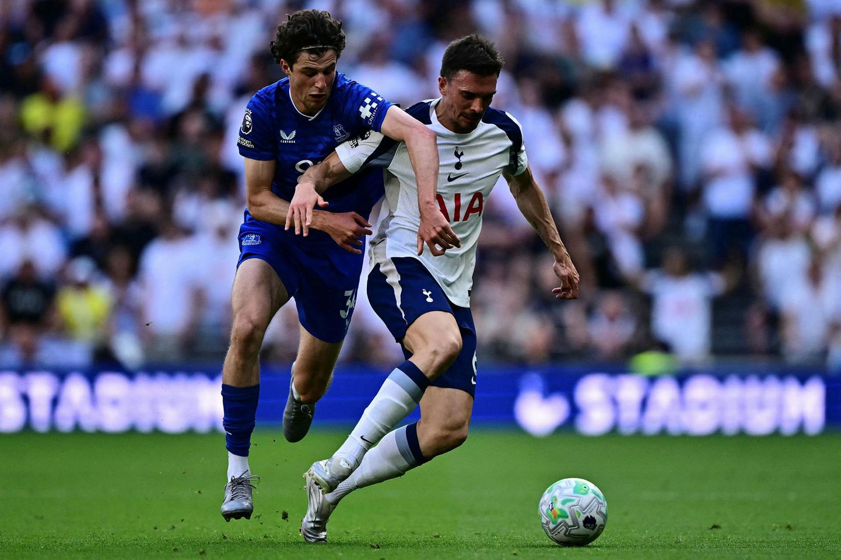 Tottenham - Everton, staðan er 1:0