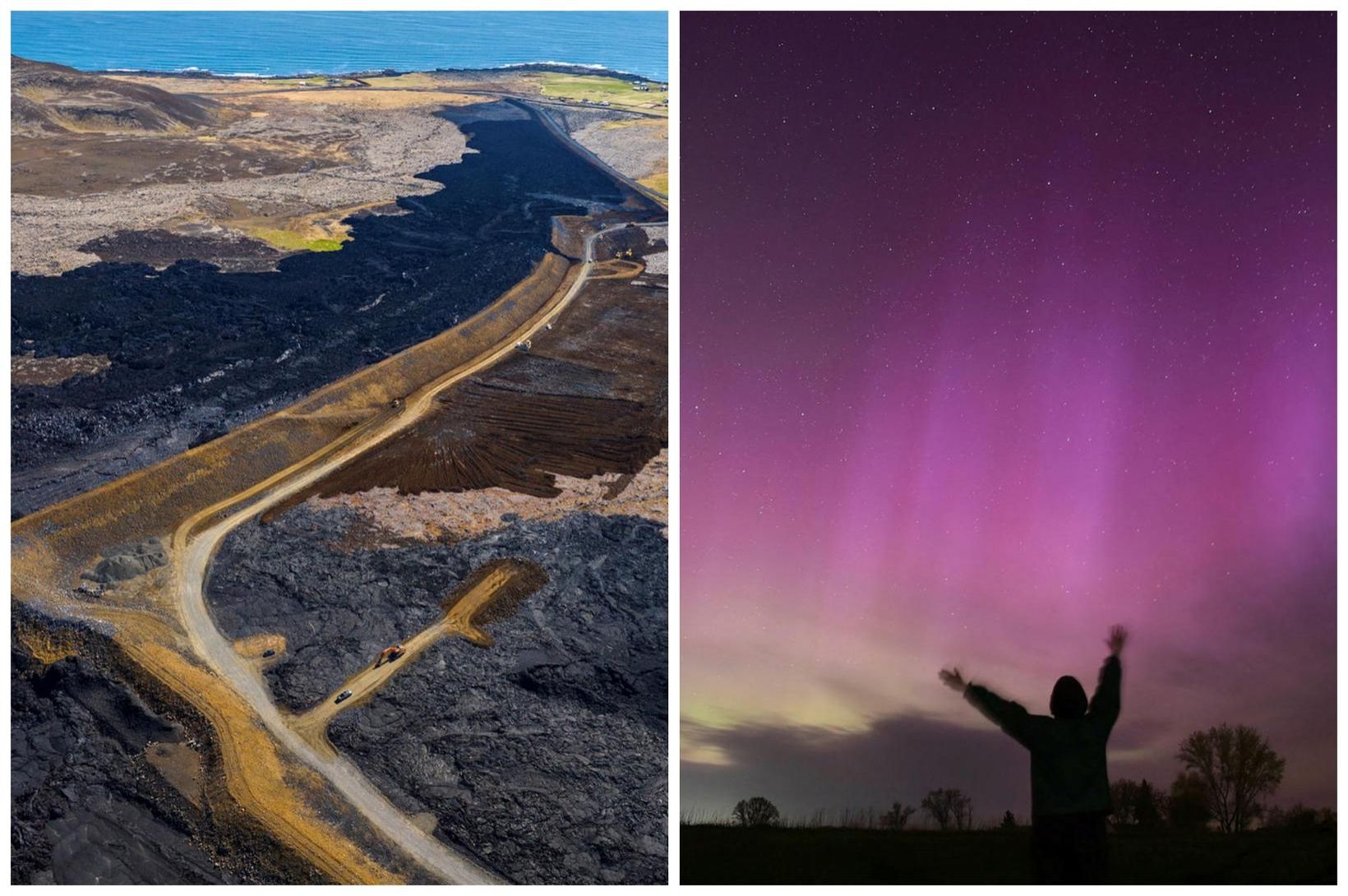 Geimveður truflar landrismælingar