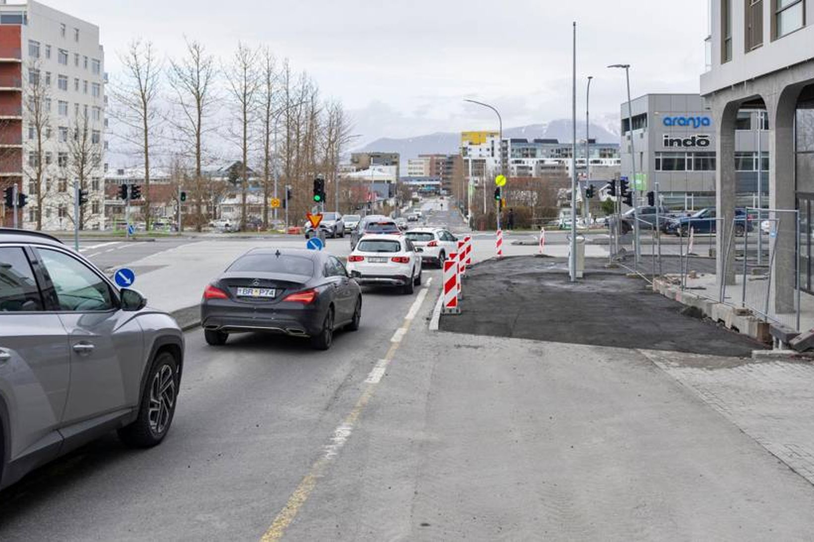 Bílarnir víkja fyrir reiðhjólum