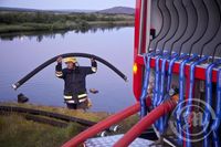 Þingvellir - Valhöll brunnin