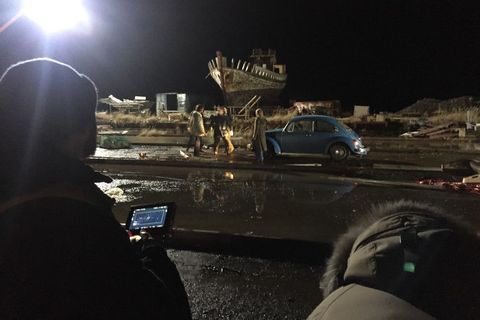 A picture of one of the sets of Out of Thin Air