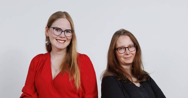 Þær Arndís og Hulda hafa unnið saman um árabil og hlotið verðlaun fyrir bækur sínar.