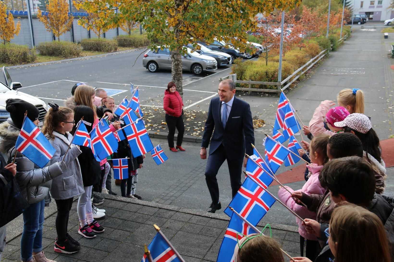 Guðni Th. Jóhannesson, forseti Íslands, fékk höfðinglegar móttökur frá fjórðu …