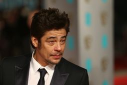 Benicio Del Toro á Bafta verðlaununum.