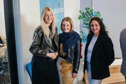 Ísey Dísa Hávarsdóttir verkefnastjóri Hringiðu, Steiney Skúladóttir og Kolfinna Kristínardóttir verkefnastjóri hjá Klak.