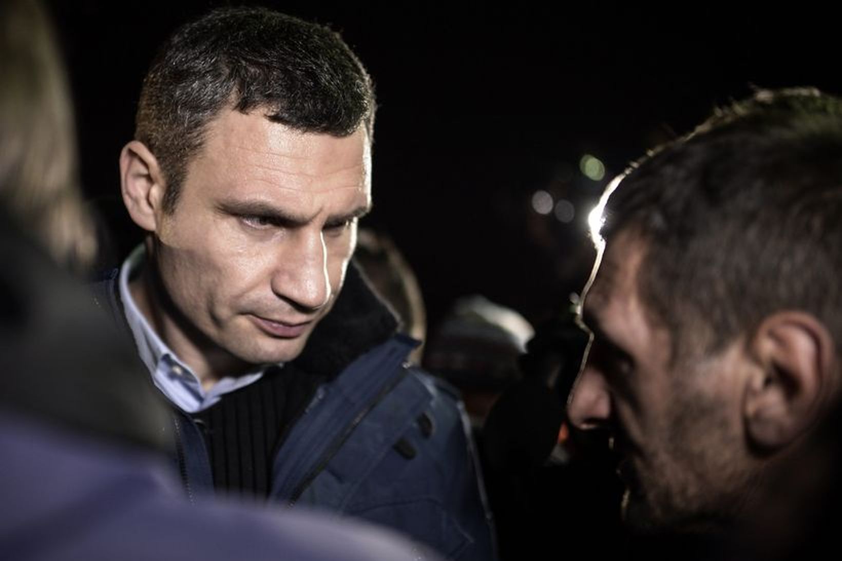 Vitali Klitschko, leiðtogi stjórnarandstöðunnar í Úkraínu.