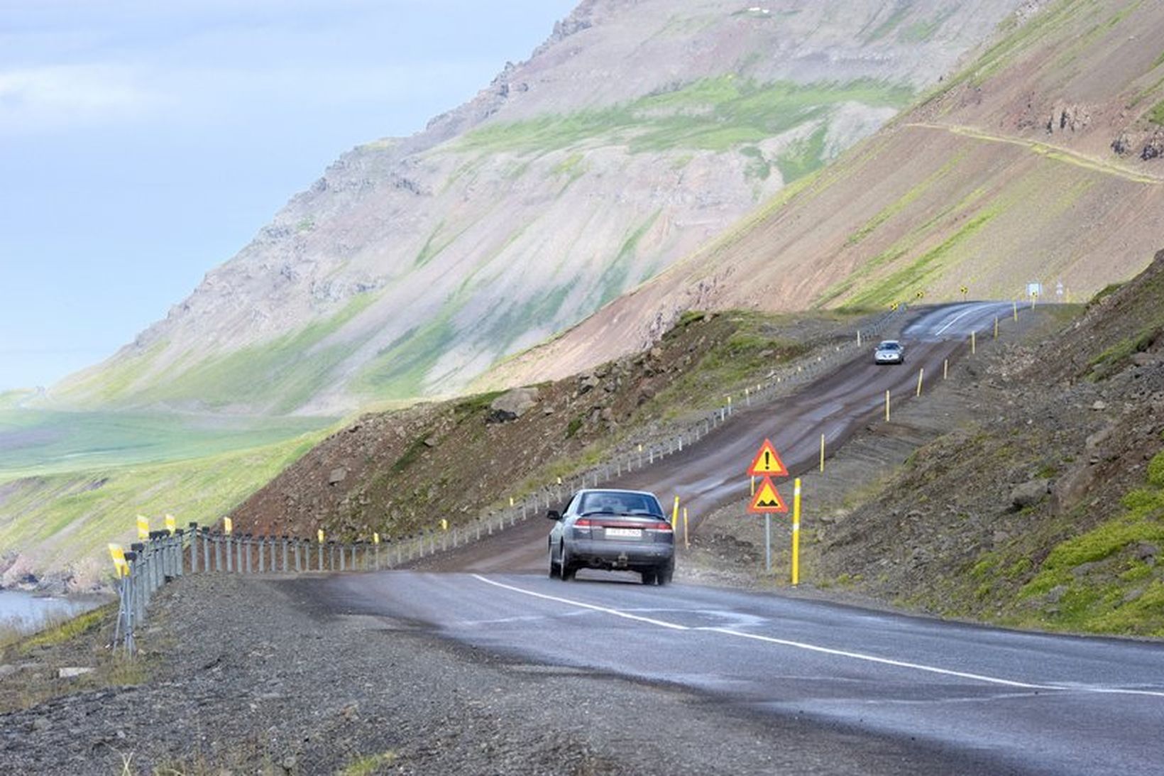 Hreyfing er á Siglufjarðarvegi.