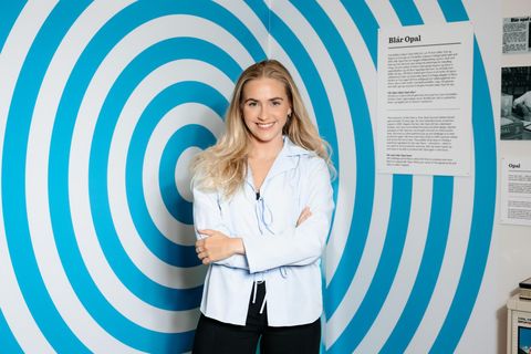 Birna María Másdóttir, markaðsstjóri Nóa Síríus, segir mikil ánægja hjá landsmönnum með framleiðsluna á Hjúplakkrísnum …