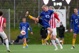 Grímur Ingi Jakobsson skoraði fyrir Gróttu í sigrinum á Haukum.