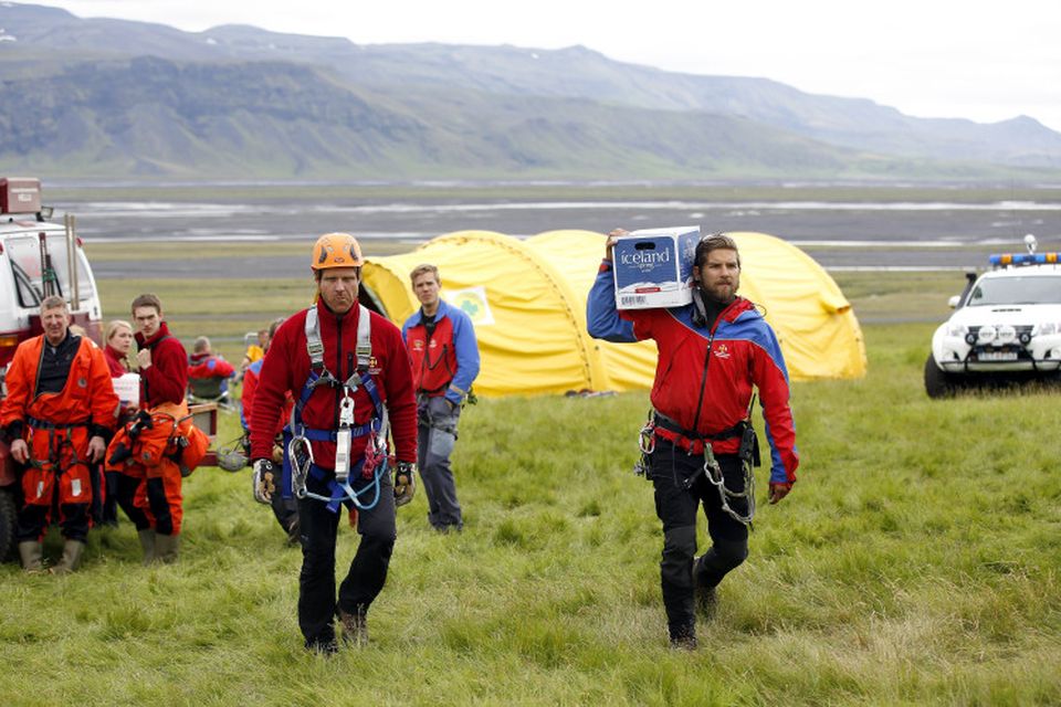 Leitað í Bleiksárgljúfri laugardaginn 28. júní 2014