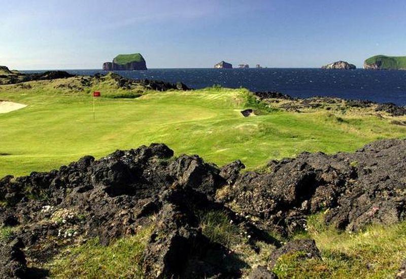 From the Westman Islands Golf Course.