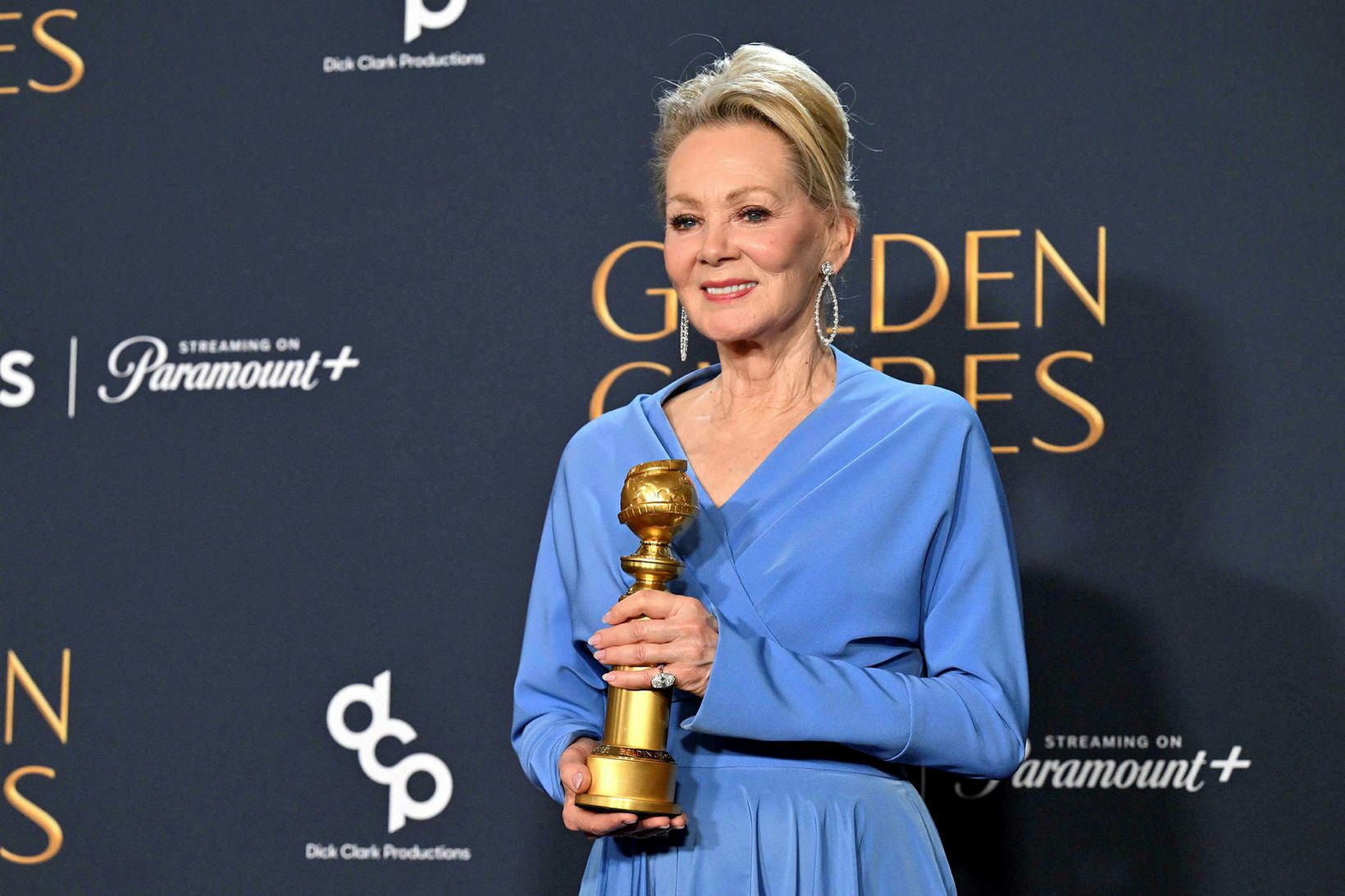 Jean Smart vann til Golden Globe-verðlauna á sunnudagskvöldið.