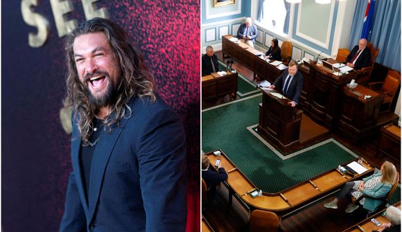 Jason Momoa sendir Alþingi bréf
