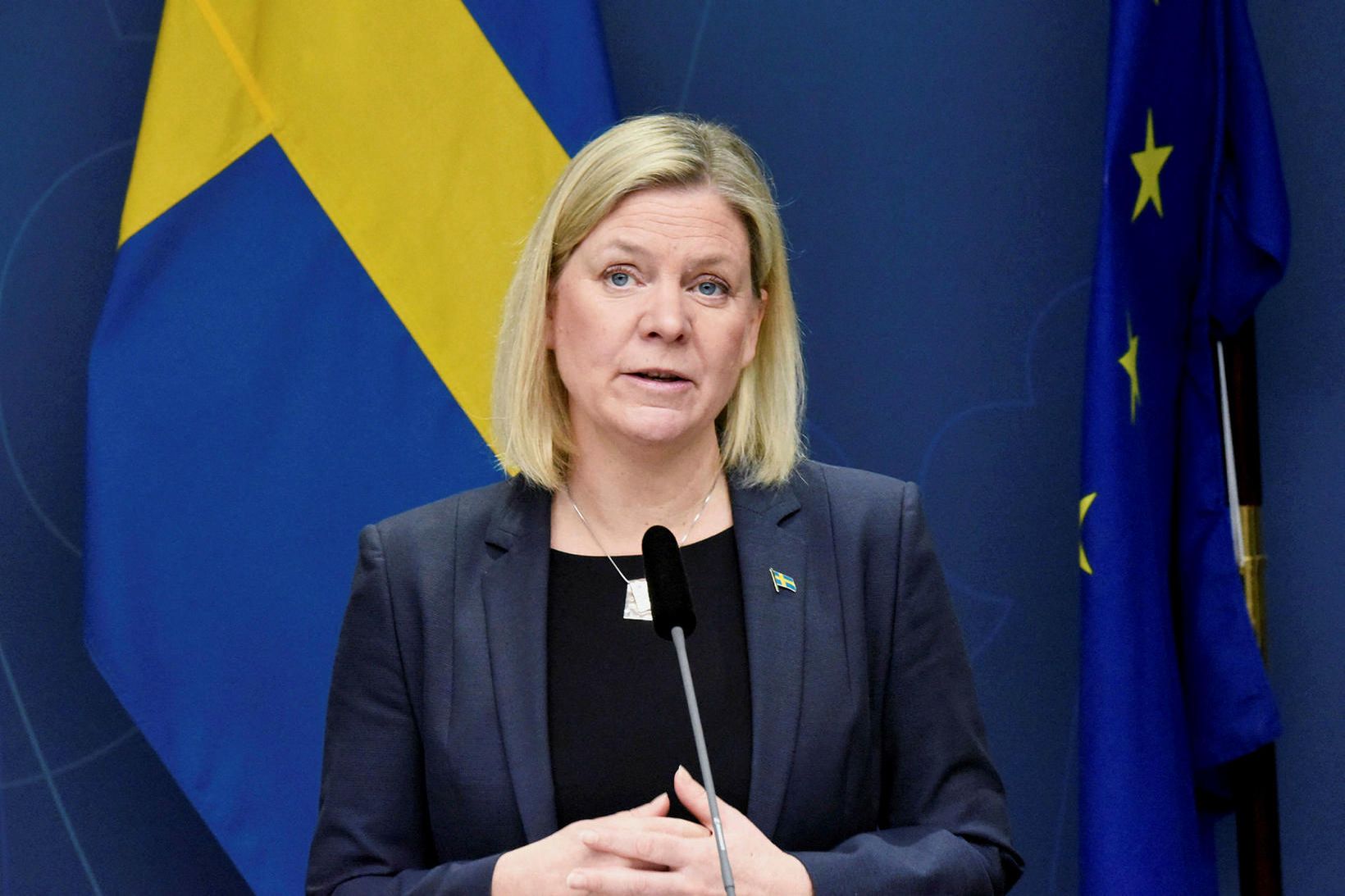 Magdalena Andersson, forsætisráðherra Svíþjóðar.