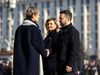 Prime Minister Kristrún Frostadóttir with Volodymyr Zelensky, President of Ukraine, and his wife Olena, before today's meeting.