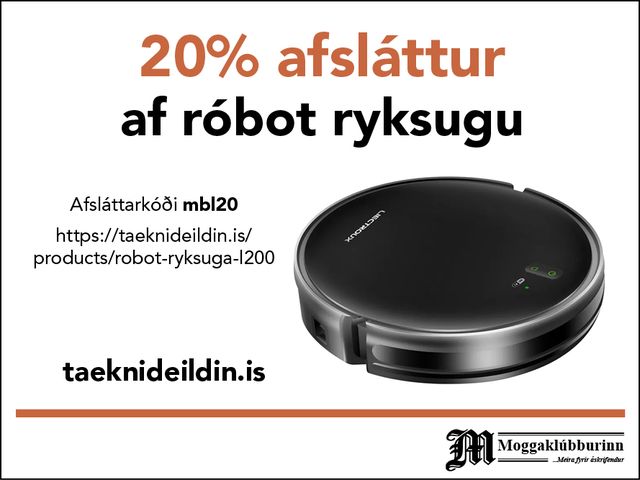 Ryksugu robot  - Tæknideildin