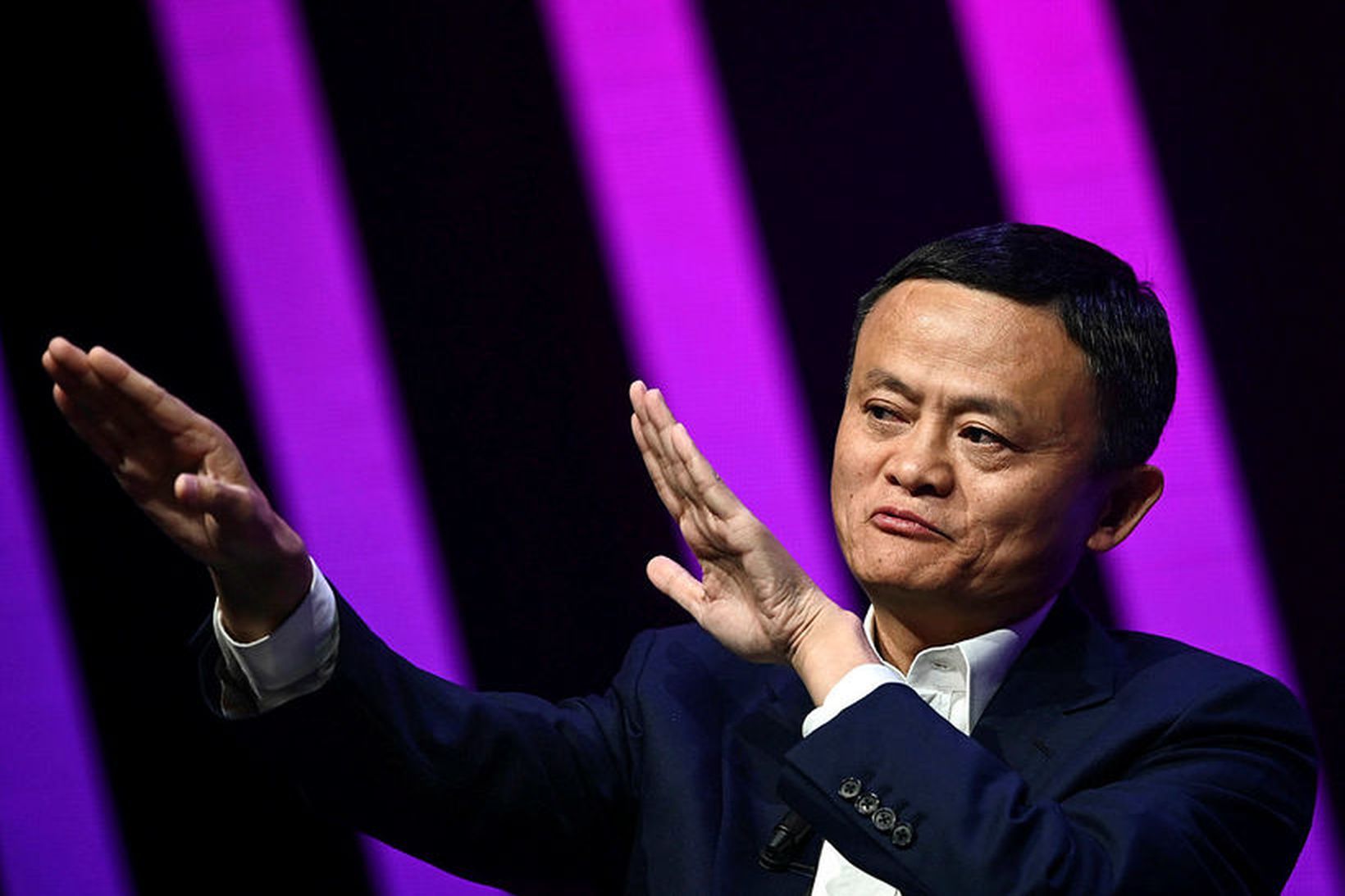 Jack Ma í París árið 2019.