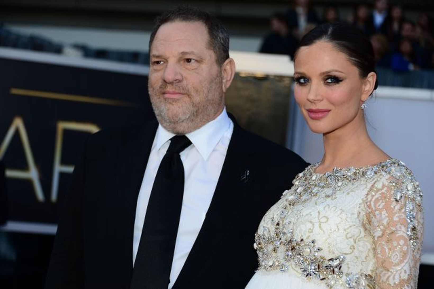 Harvey Weinstein og Georgina Chapman hafa verið gift í tíu …