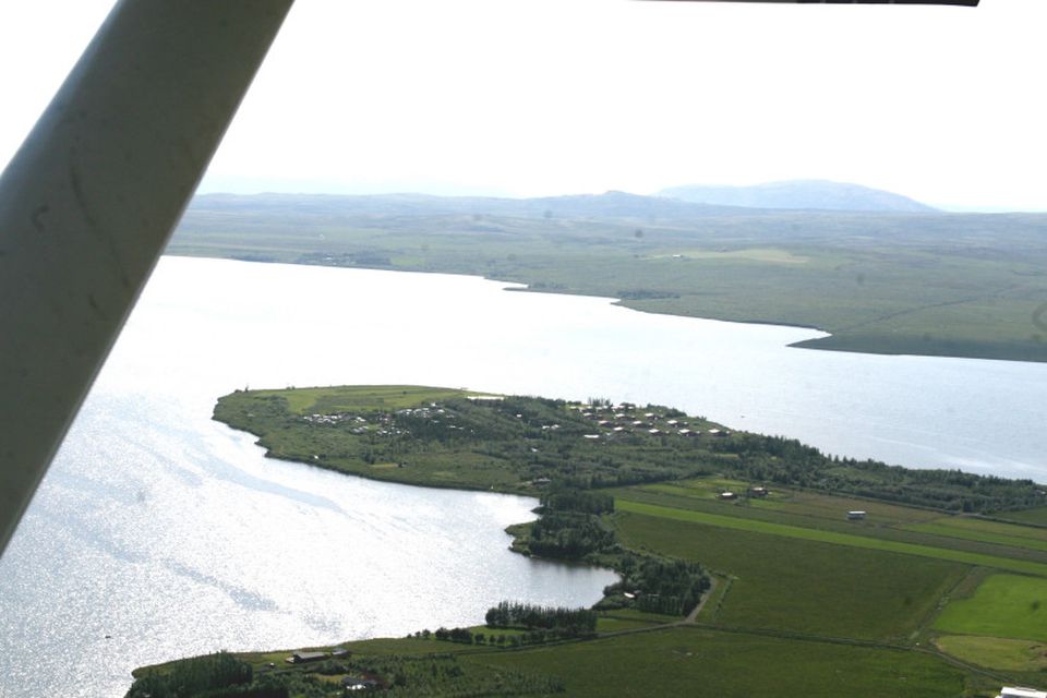 Sælureitur. Orlofsbyggð rafiðnaðarmanna í Skógarnesi við Apavatn í Laugardal.