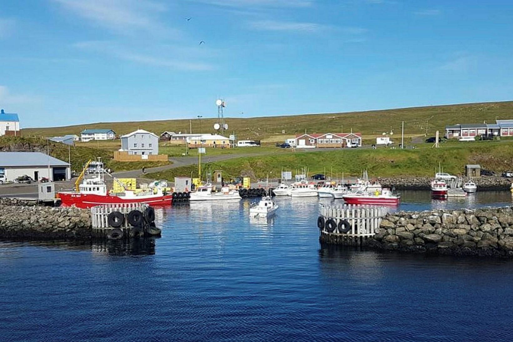 Grímsey er eini staðurinn á Íslandi sem hægt er að …