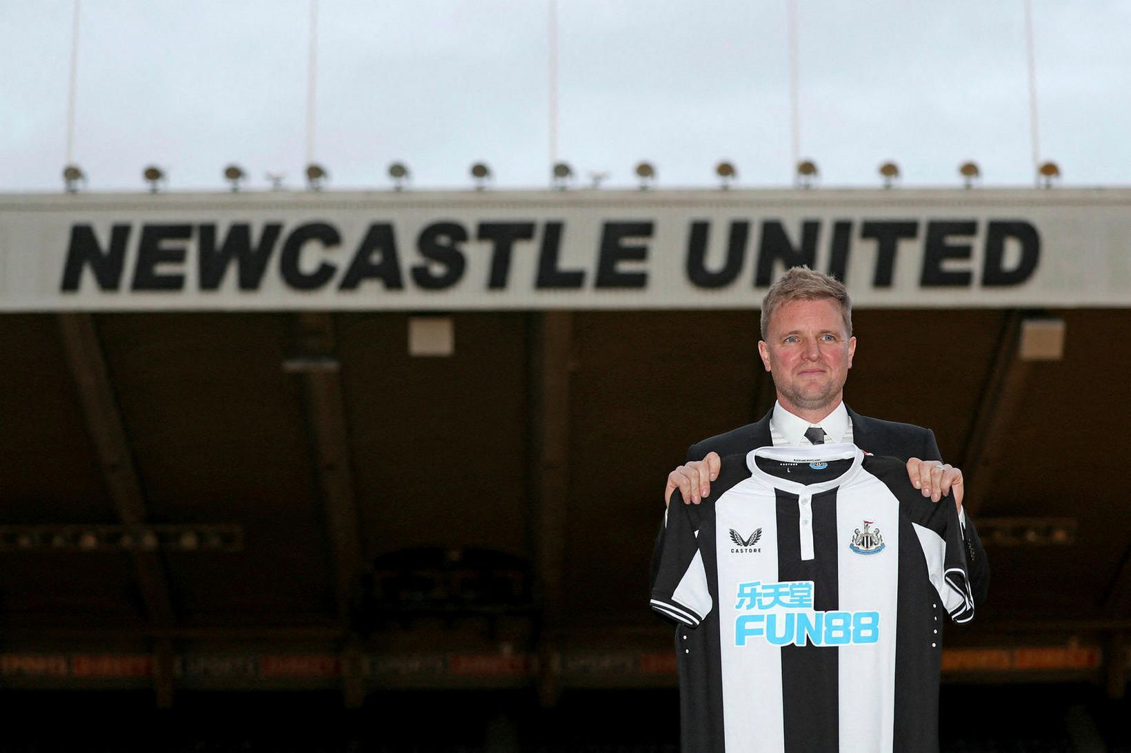 Eddie Howe er nýr knattspyrnustjóri Newcastle United.