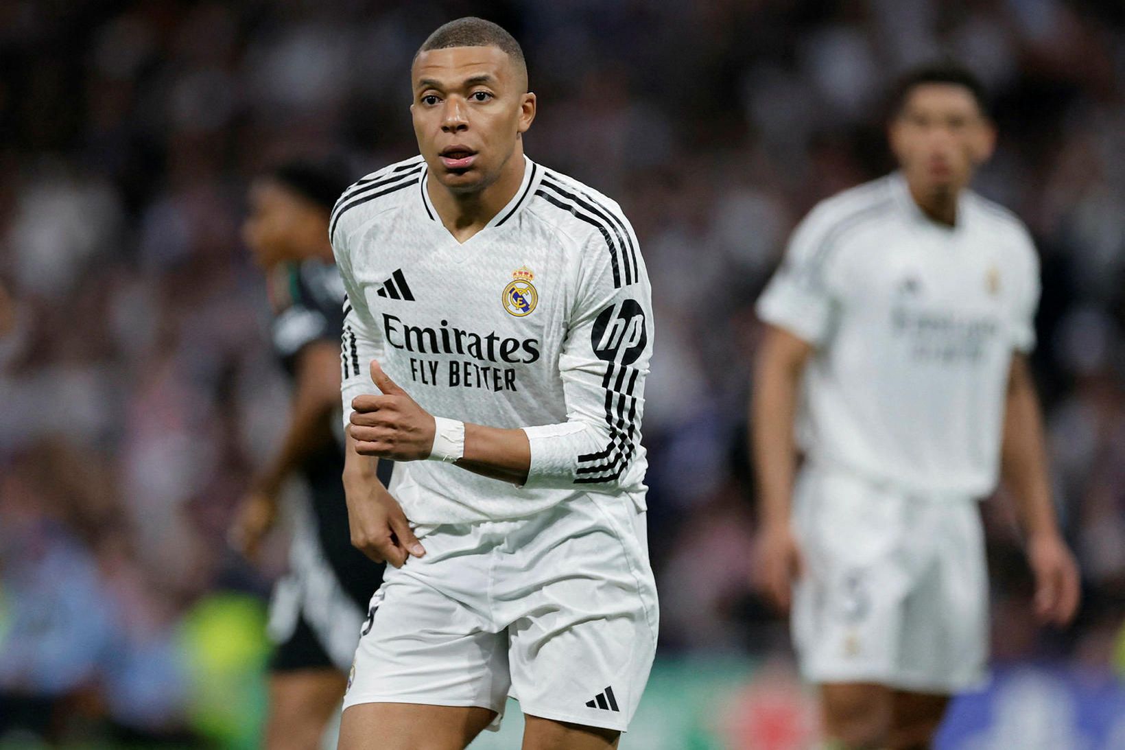 Stuðningsmenn Real Madrid bauluðu á Mbappé.