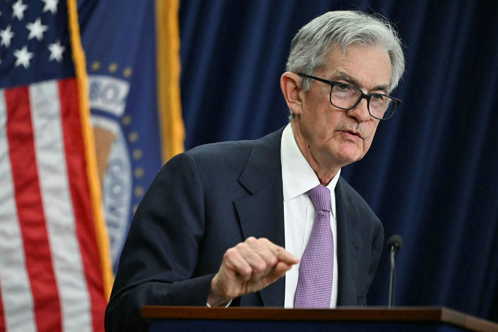 Jerome Powell, seðlabankastjóri Bandaríkjanna.