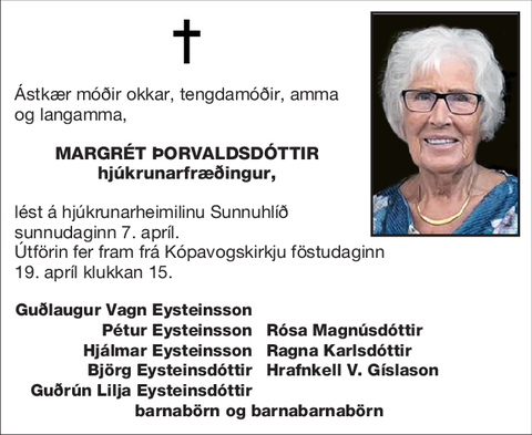 Margrét Þorvaldsdóttir