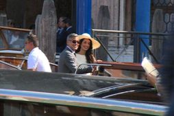 Clooney og Amal gift (MYNDIR)