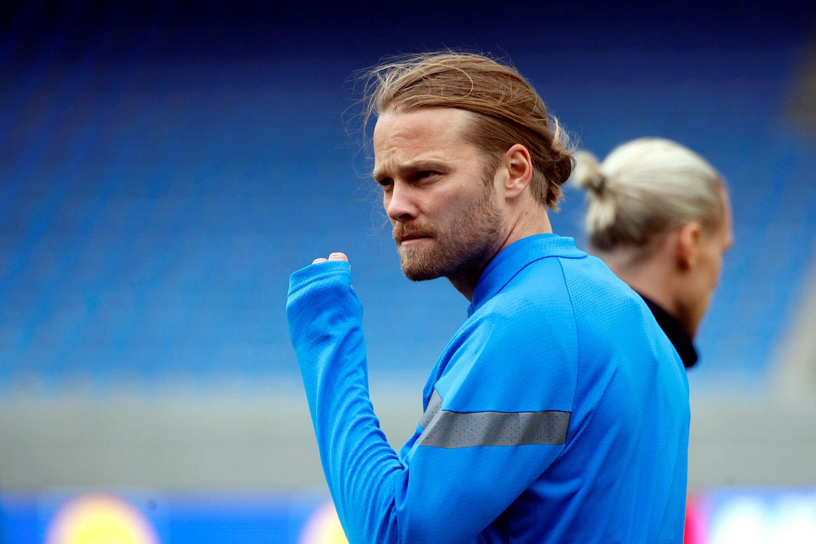 Birkir Bjarnason skoraði mark, annan leikinn í röð í kvöld.