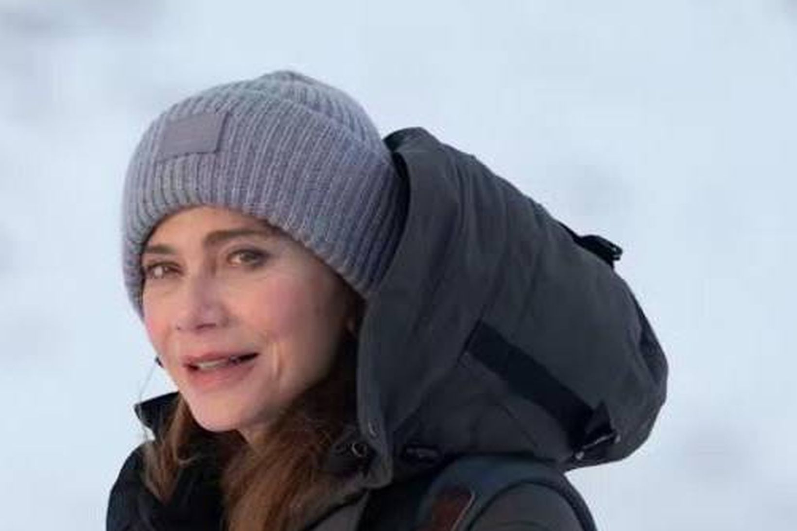 Lena Olin í hlutverki Huldu Hermannsdóttur í Dimmu.