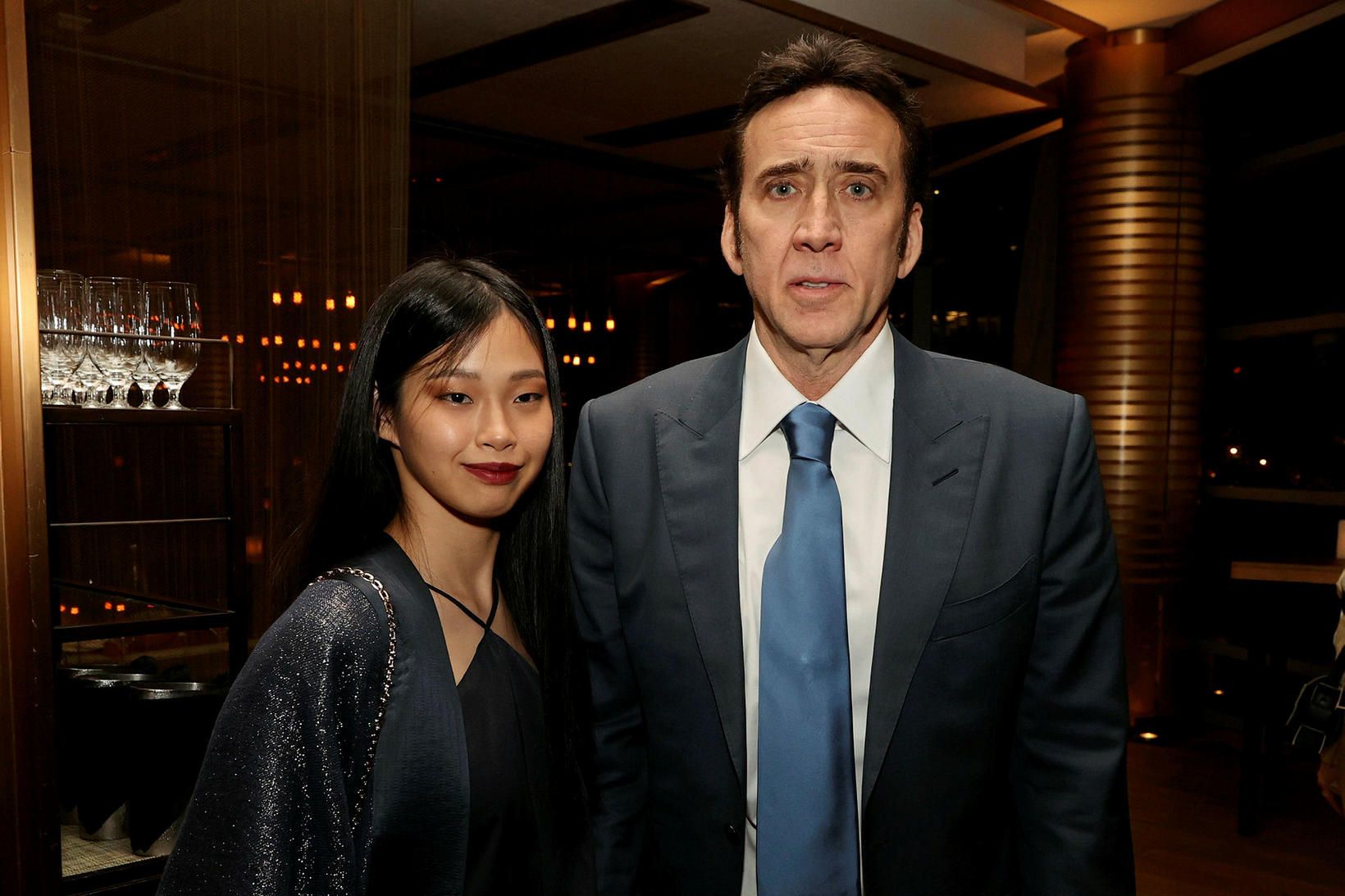 Hjónin Riko Shibata og Nicolas Cage eignuðust dóttur.