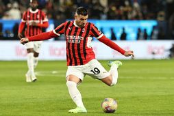 Theo Hernandez skoraði fyrir AC Milan í kvöld.